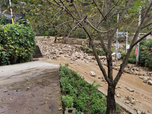 泸水市老窝镇松毛河发生泥石流灾害 无人员伤亡